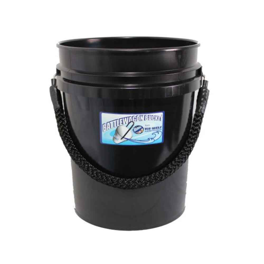 Battlewagon Bucket - Coastal 3.5 Gallon White Blue Camo [Bucket