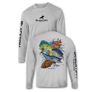 Blacktiph Grand Slam Featuring Steve Diossy Art Aluminum L/S Performance Shirt