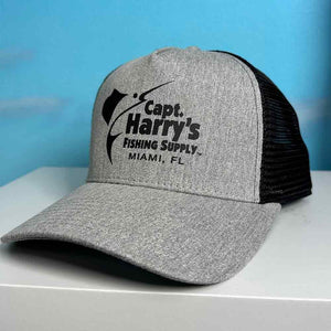 Capt. Harry's NB Logo Grey Heather Hat