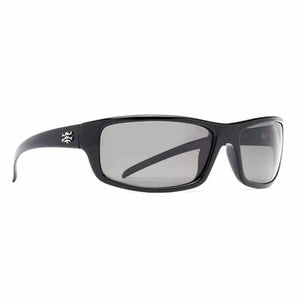 Calcutta Prowler Shiny Black Frame Gray Lens Sunglasses