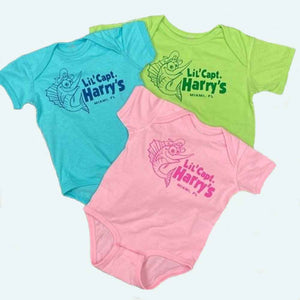 Lil Capt Harry's Pink Cotton Onesie