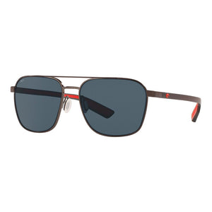 Costa Wader Sunglasses Shiny Dark Gunmetal Frame
