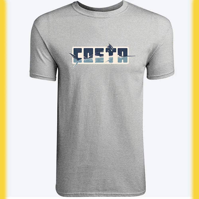 Costa Grey Heather Knockout Marlin S/S T-Shirt