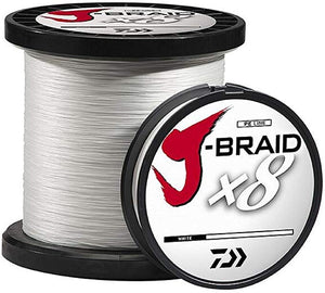 Daiwa J-Braid X8 2750YDS White Braided Line