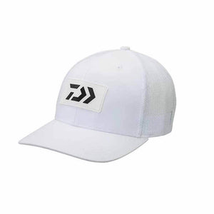 Daiwa D-Vec Trucker With Rubber White And Black Logo Hat