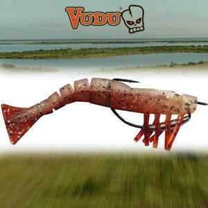 Egret Baits Vudu Weedless Shrimp 3.5" 2PK