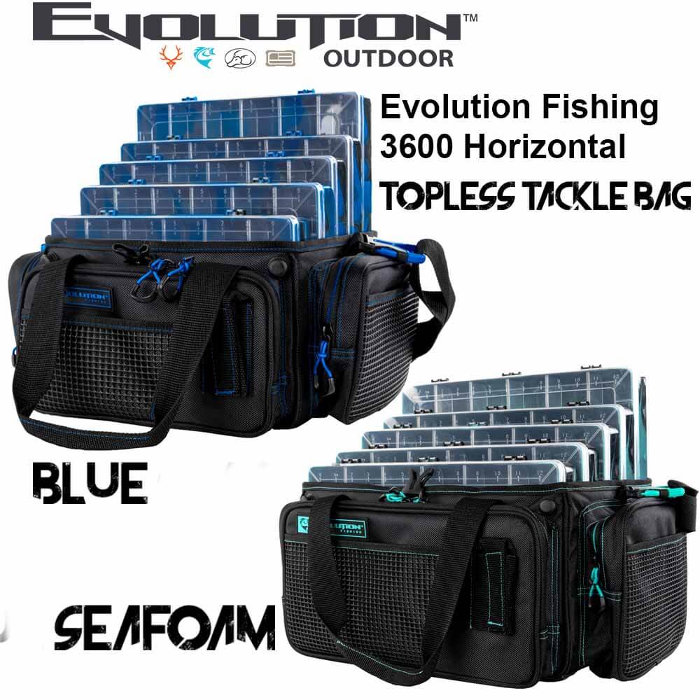 Evolution Outdoor 3600 Horizontal Drift Series Topless Tackle Bag – Capt.  Harry's Fishing Supply