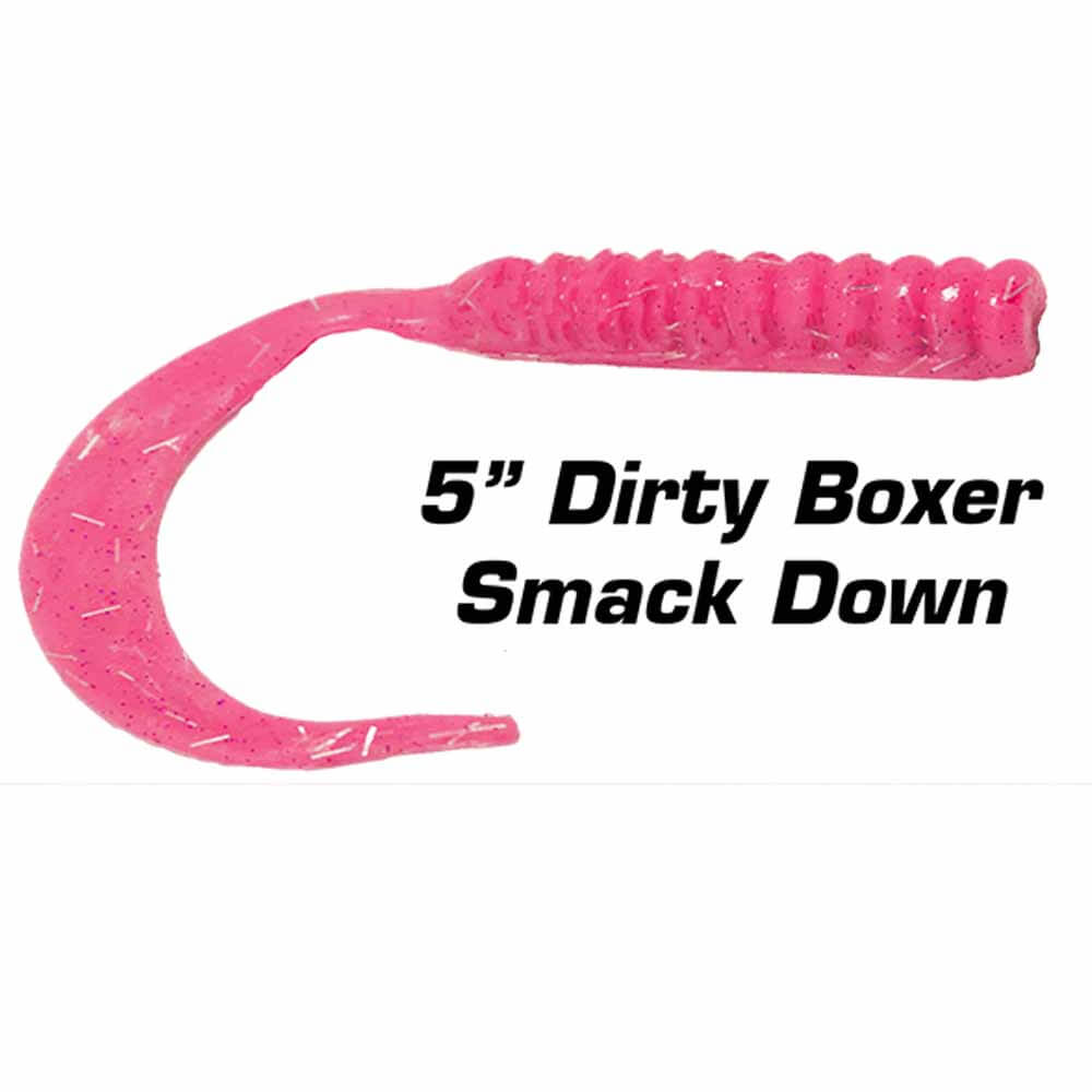 Fishbites Fight Club 5” Dirty Boxer Curly Tail Lure – Capt