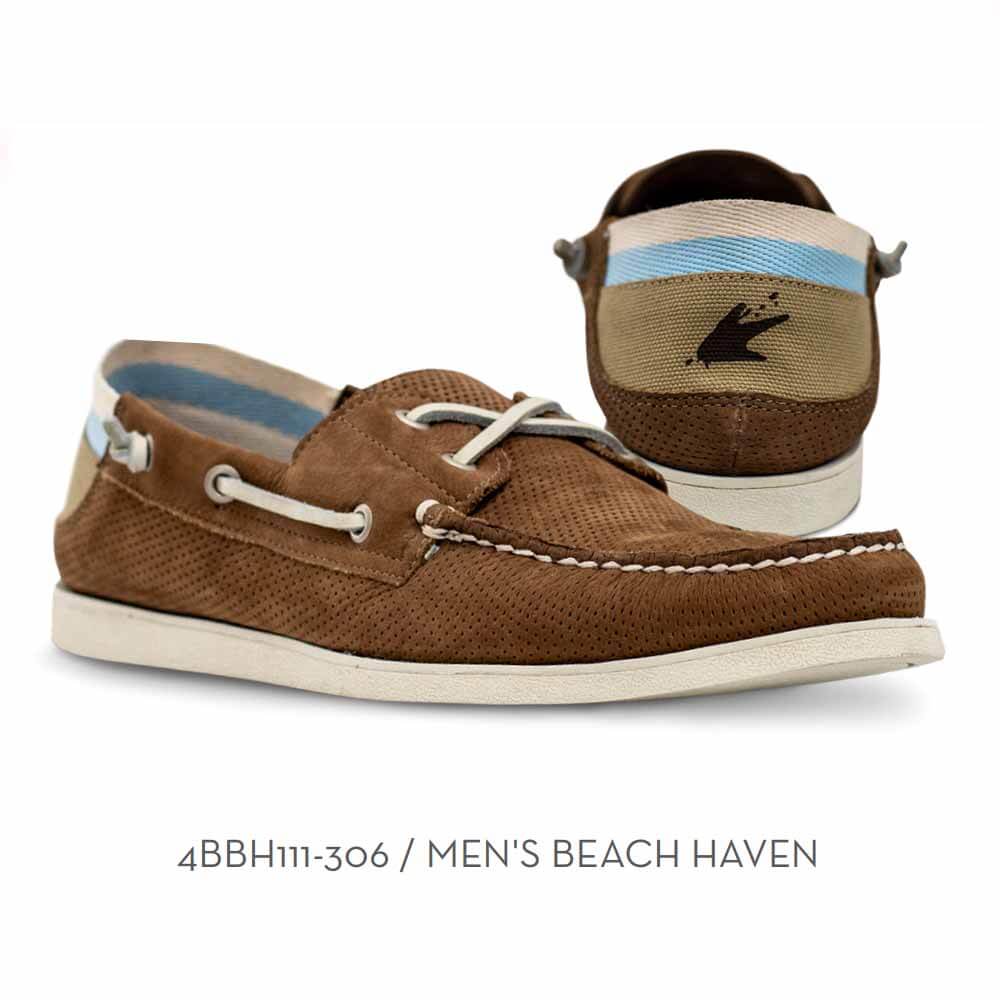 Frogg Toggs Beach Haven Mocha Men's Boat Shoe – Capt. Harry's Fishing Supply