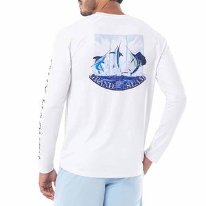 Silver bait long sleeve fishing shirt XL men's shirt