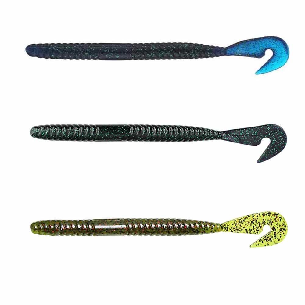 Zoom Magnum Ultra-Vibe Speed Worm 7 inch Soft Plastic Worm 8 pack Bass  Fishing Lure — Discount Tackle