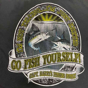 Go Fish Yourself S/S Black T-Shirt