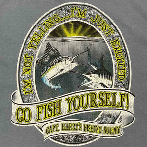Go Fish Yourself S/S Blue T-Shirt