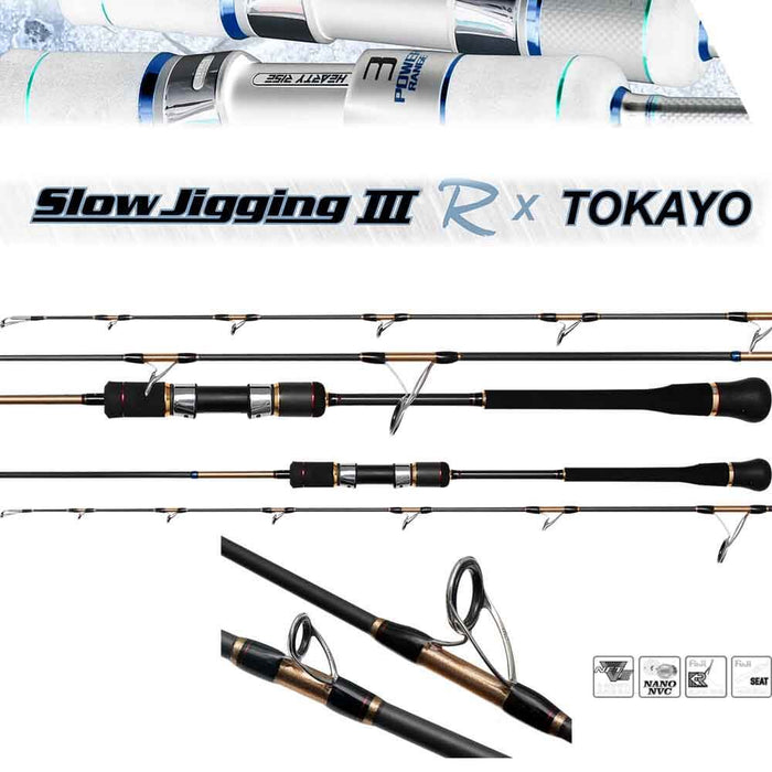 Hearty Rise Tokayo R Slow Jig III 5' 8" Slow Pitch Jigging Rods