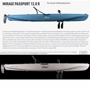Hobie Mirage Passport 12.0 R Kayak