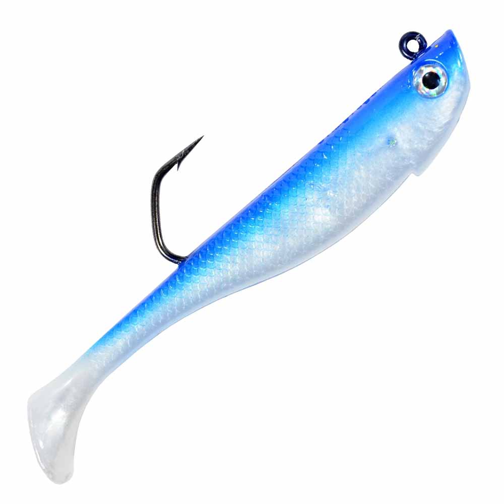 Soft Plastic Swim Hookup Baits Set With Paddle Tail And Lead Jig