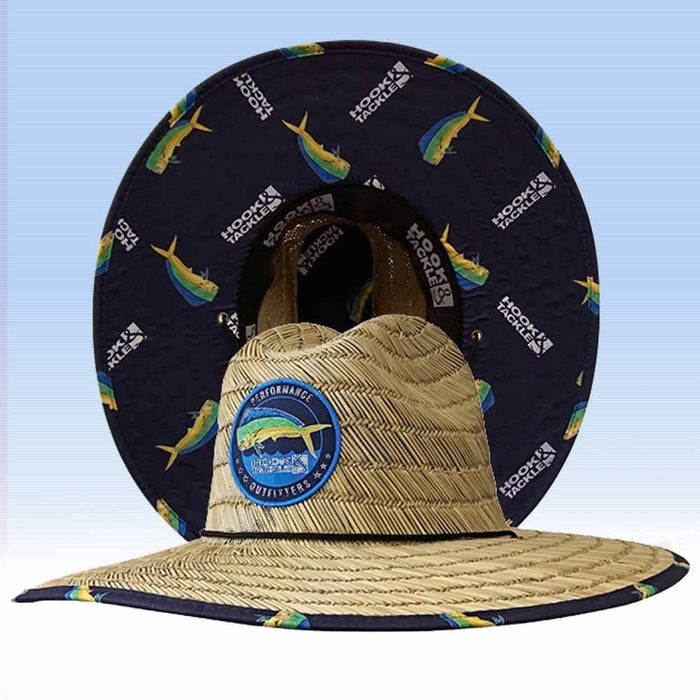 Hook & Tackle Mahi Mahi Natural Lifeguard Straw Hat