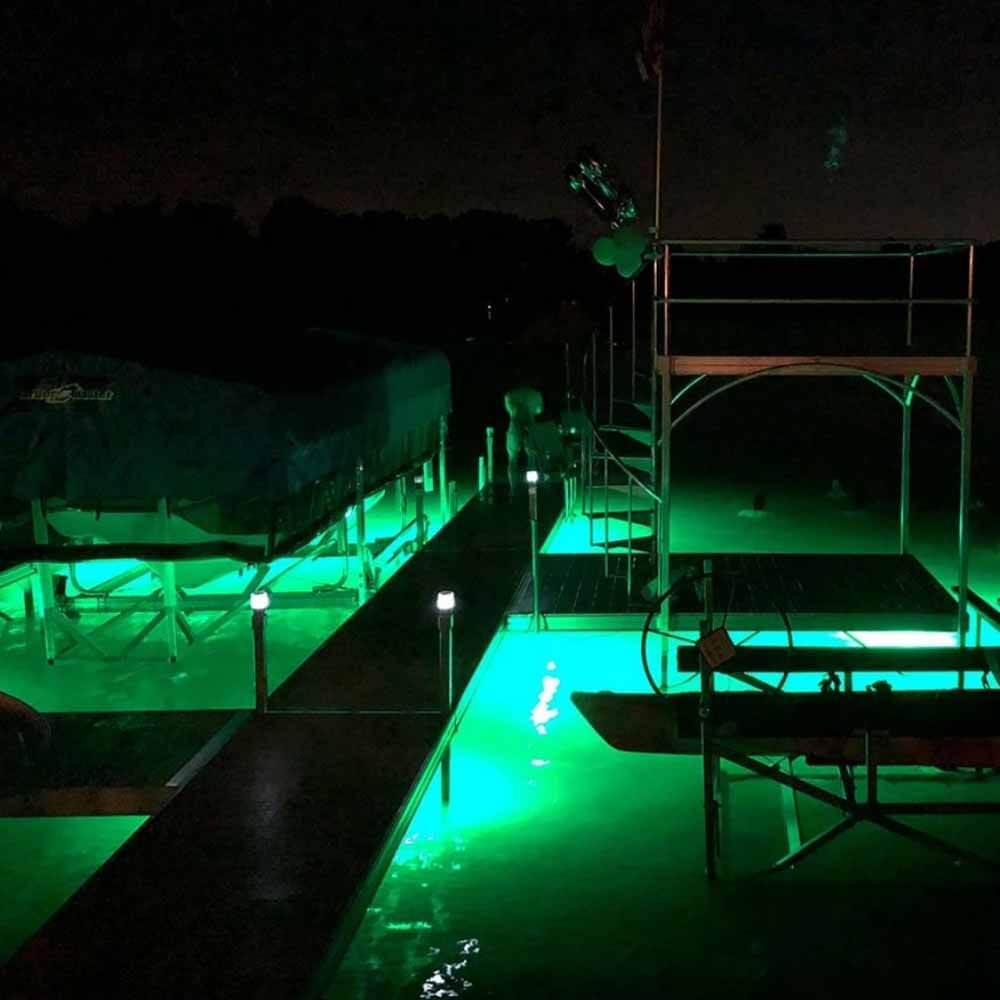 HydroGlow DockMaster DM260G 4FT Green Fishing LED light 120V – Capt.  Harry's Fishing Supply