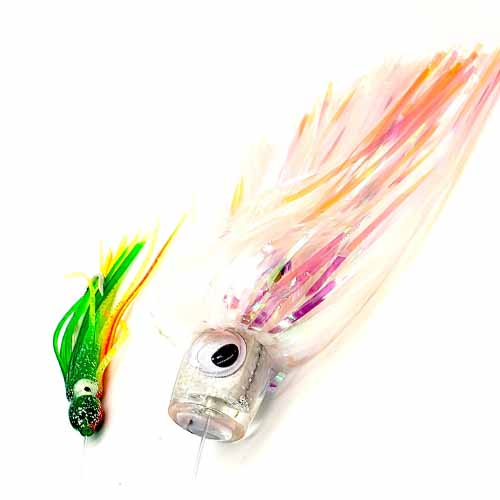 Capt Jay Fishing Offshore Big Game Trolling Lure for Marlin Tuna Mahi Wahoo Trolling Lures (Golden Monster-Length 13.5 inch)