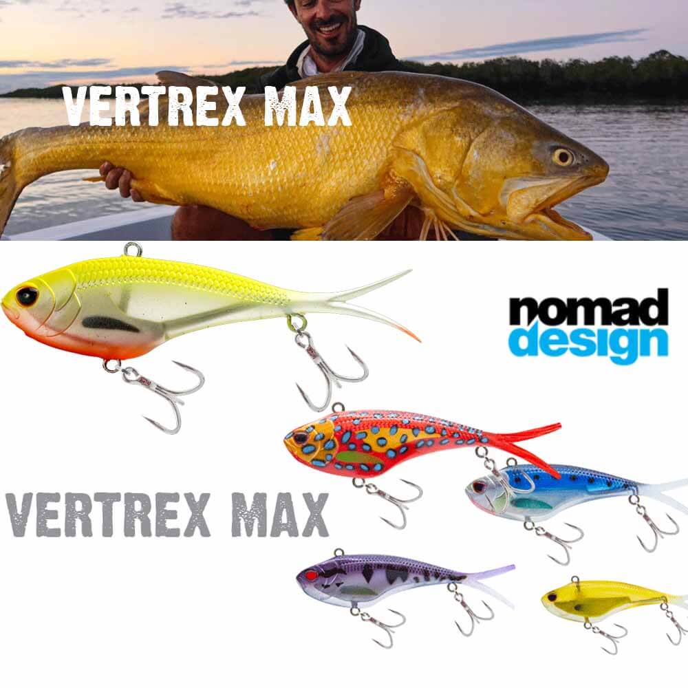Nomad Vertrex Max Soft Vibe Lures
