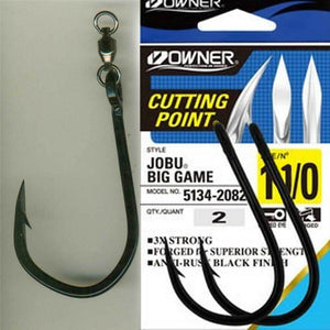 Owner 5134BB JOBU Big Game Hooks 11/0 2PK