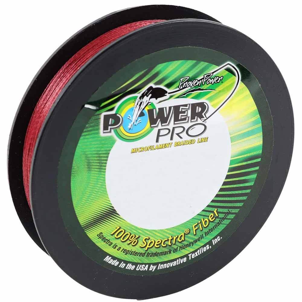 PowerPro 300YD Vermillion Red Braided Line