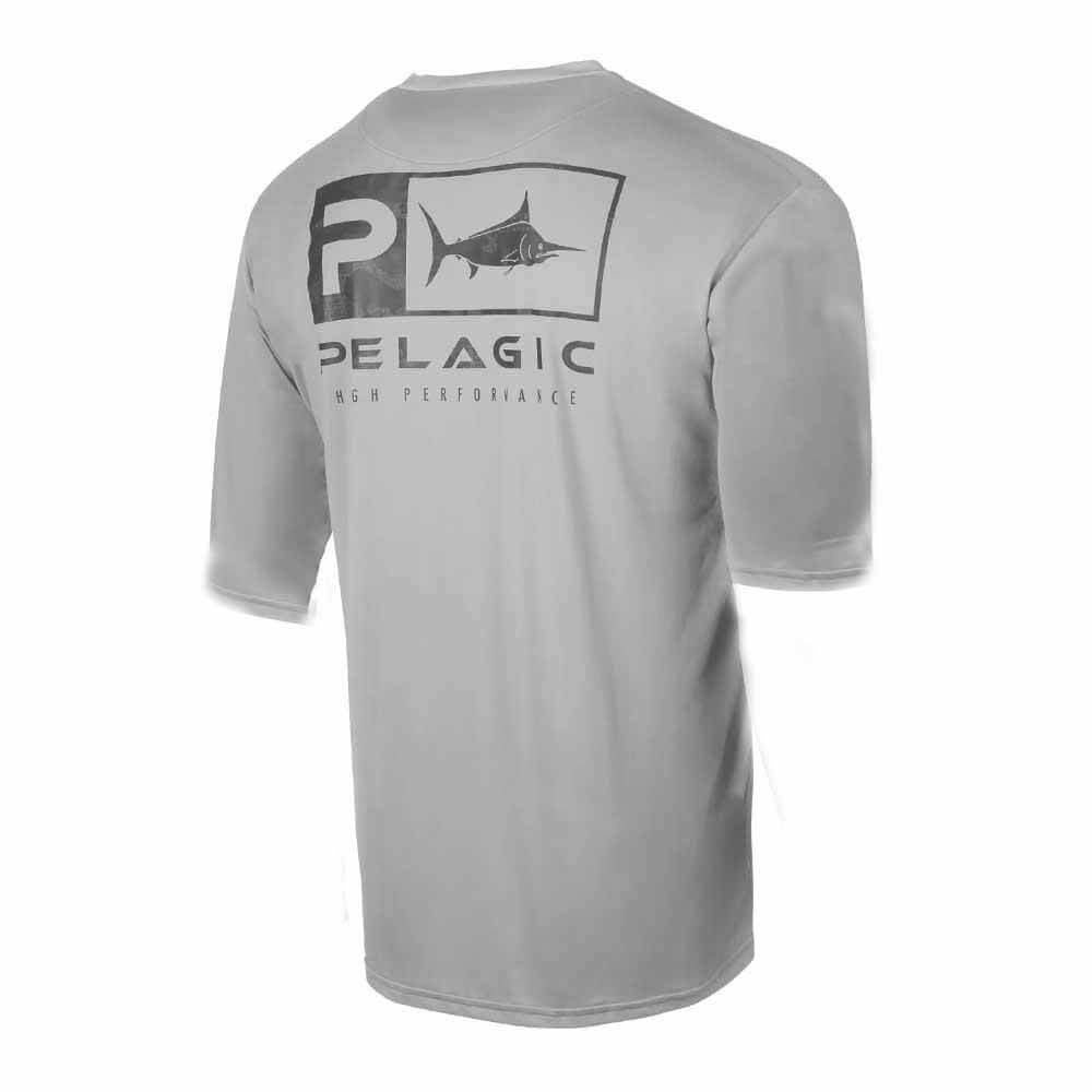 Pelagic Light Grey Icon Premium UV S/S T-Shirt - Capt. – Capt. Harry's  Fishing Supply