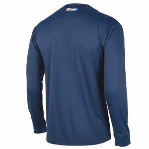 Pelagic Smokey Blue Aquatek L/S Performance Shirt