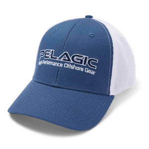 Pelagic Smokey Blue Classic Low Pro Trucker Hat
