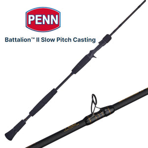 Penn Battalion II Slow Pitch Casting Rods - Capt Harrys Fishing Supply –  Capt. Harry's Fishing Supply
