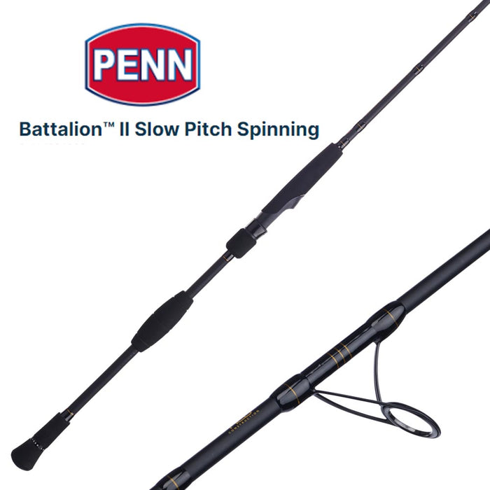 Penn Battalion II Slow Pitch Spinning Rods