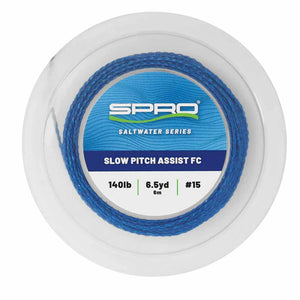 Spro 6 Meter Slow Pitch Assist Fluorocarbon Attract Blue Leader