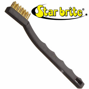 Starbrite Detail Wood Brush With Plastic Handle