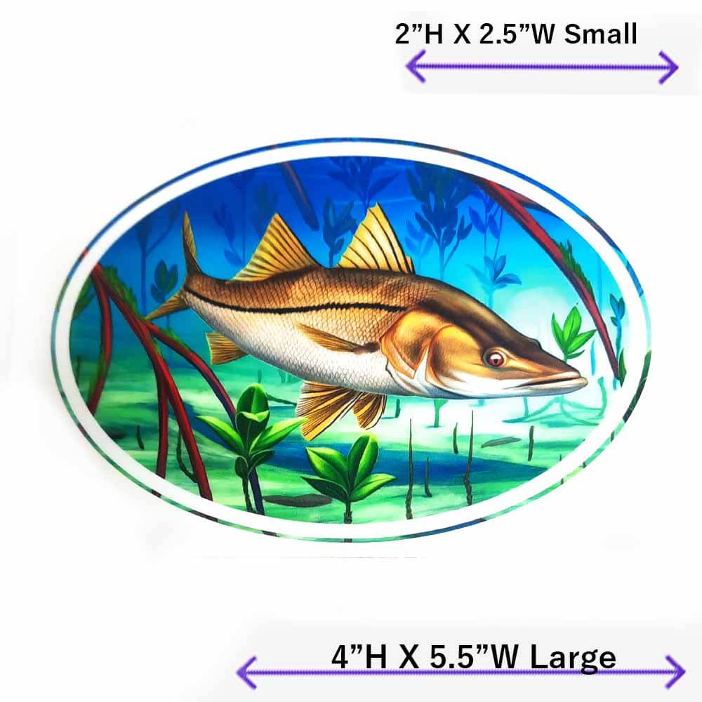 Snook Mangroves Decal – Capt. Harry's Fishing Supply