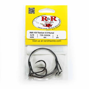 R&R Tackle Titanium Leader With Power Swivel 2 Pack