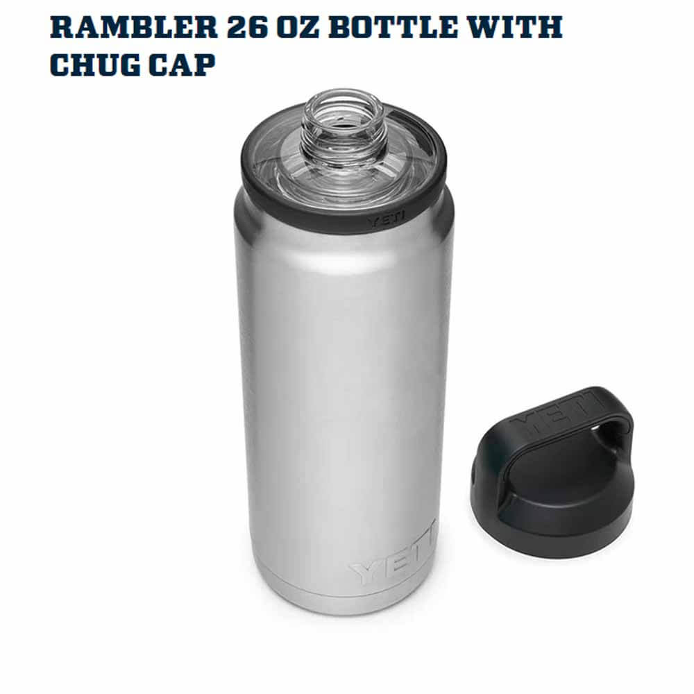 YETI Rambler Bottle - 26 oz. - Chug Cap - Bimini Pink - TackleDirect