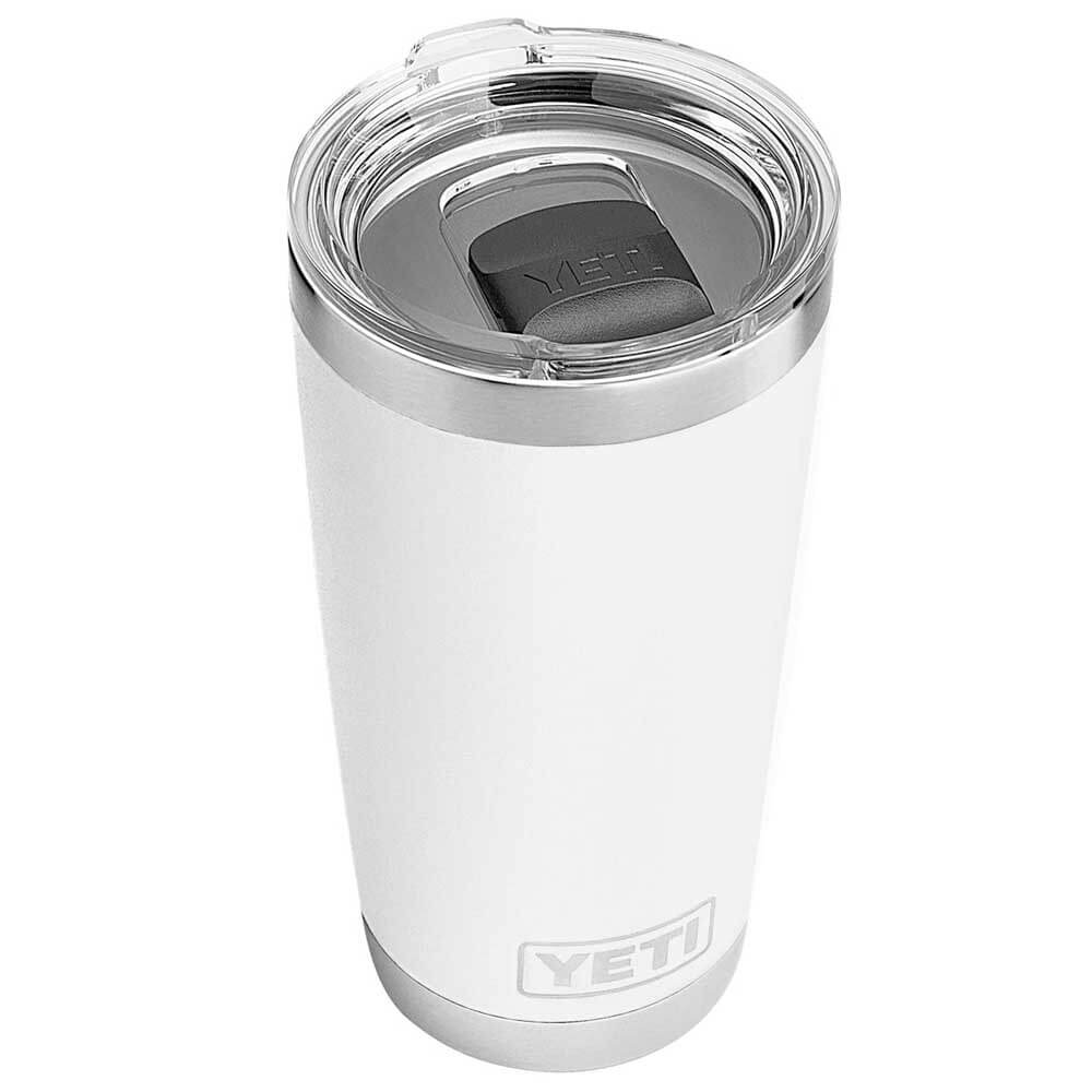 Yeti Rambler 20 Oz. Silver Stainless Steel Insulated Tumbler