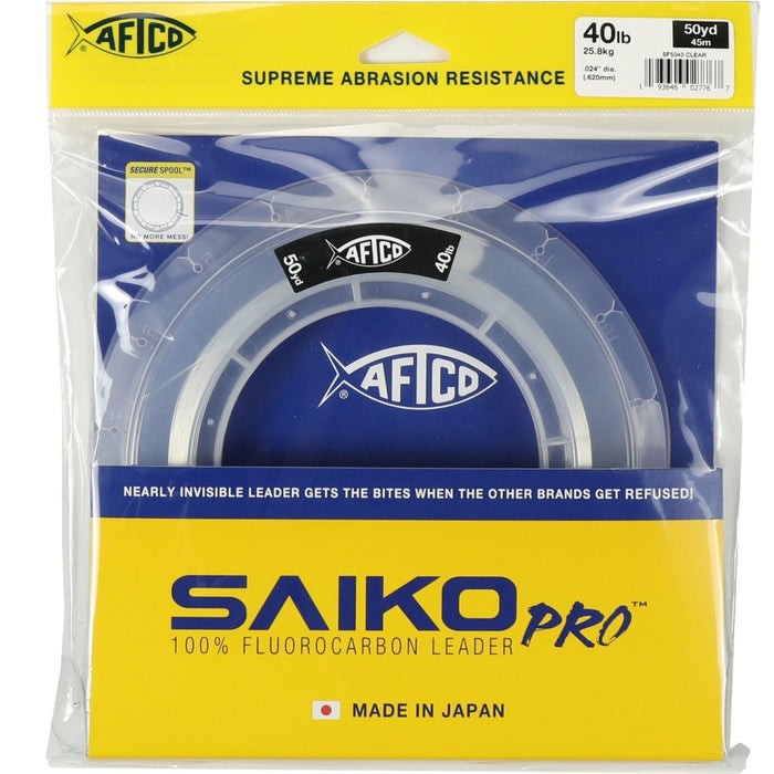 Aftco 50YDS Clear Saiko Pro Fluorocarbon Leader