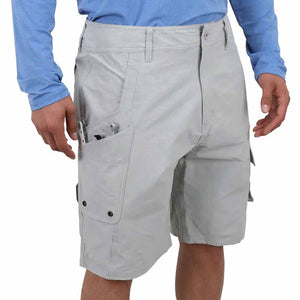 Aftco Light Grey Stealth Fishing Short