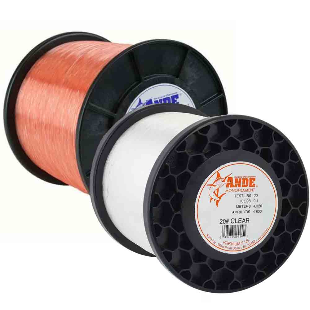 ANDE 2 lb spool Clear Fishing Line & Leaders for sale