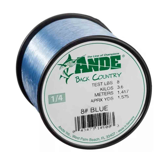 Ande 1/4lb Spool Premium Backcountry Monofilament Line - Capt