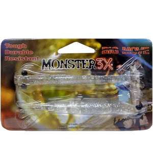 Monster 3X Big Move Shrimp  5 1/2In 2Pk