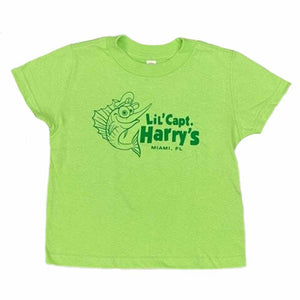 Lil Capt Harry's Green Cotton T Shirt