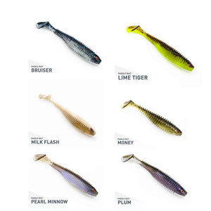 Chase Baits 4IN Paddle Bait Tail Swim Bait Soft Plastic Lure – Capt.  Harry's Fishing Supply