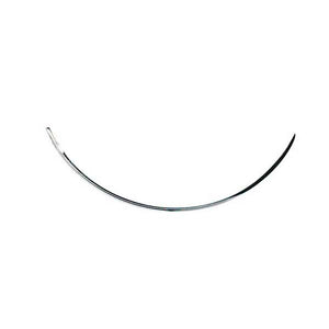 Stainless Steel Curved 4" Closed Eye Needle