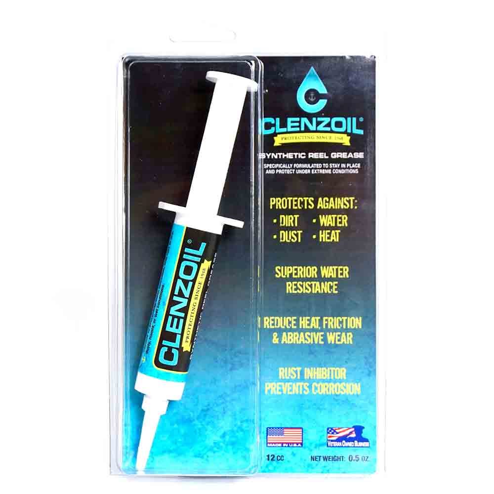 Clenzoil Synthetic Reel Grease 1/2OZ Syringe – Capt. Harry's Fishing Supply