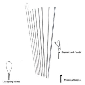 Set of 21 Threading/ Loop Splicing Needles