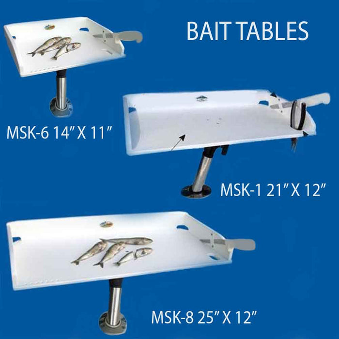 Deep Blue Marine Products Multisystem Bait Table - – Capt. Harry's Fishing  Supply
