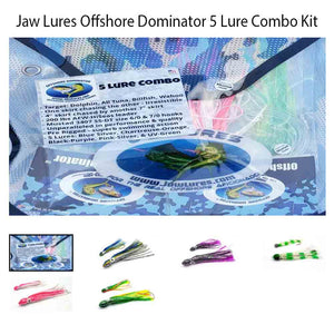Jaw Lure Offshore Dominator 5Pk Rigged Lure Kit - Capt. Harry's Fishing Supply