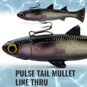 Savage Gear Pulse Tail Mullet Line Thru Lure 6in - – Capt. Harry's